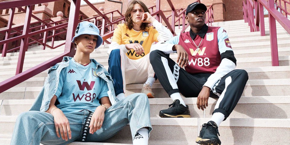 Aston Villa’s 2019/20 Kits Are Pitch to Street Ready in New Kappa Lookbook